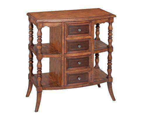 Brown Display Cupboard 2 Drawers by Stein World